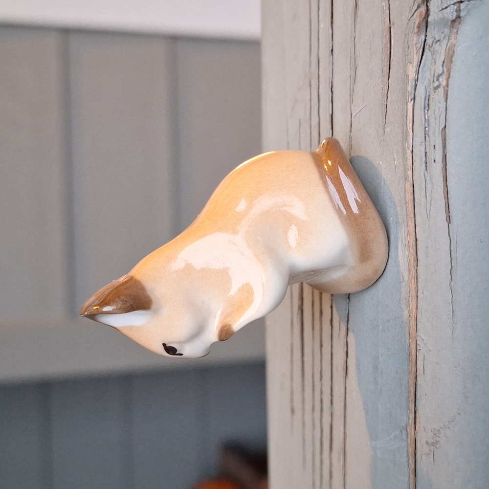 Vintage Lomonosov Porcelain Brown Mouse Miniature Figurine - Picture 3 of 6